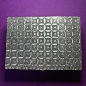 Caja rectangular Plateada