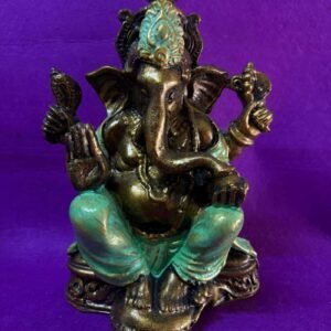 Ganesha vestimenta verde agua
