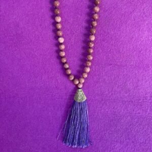 Japamala de Jade teñido