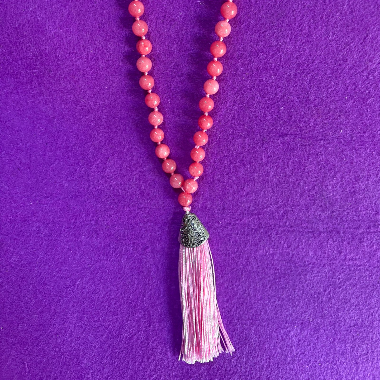 Japamala de Jade teñido