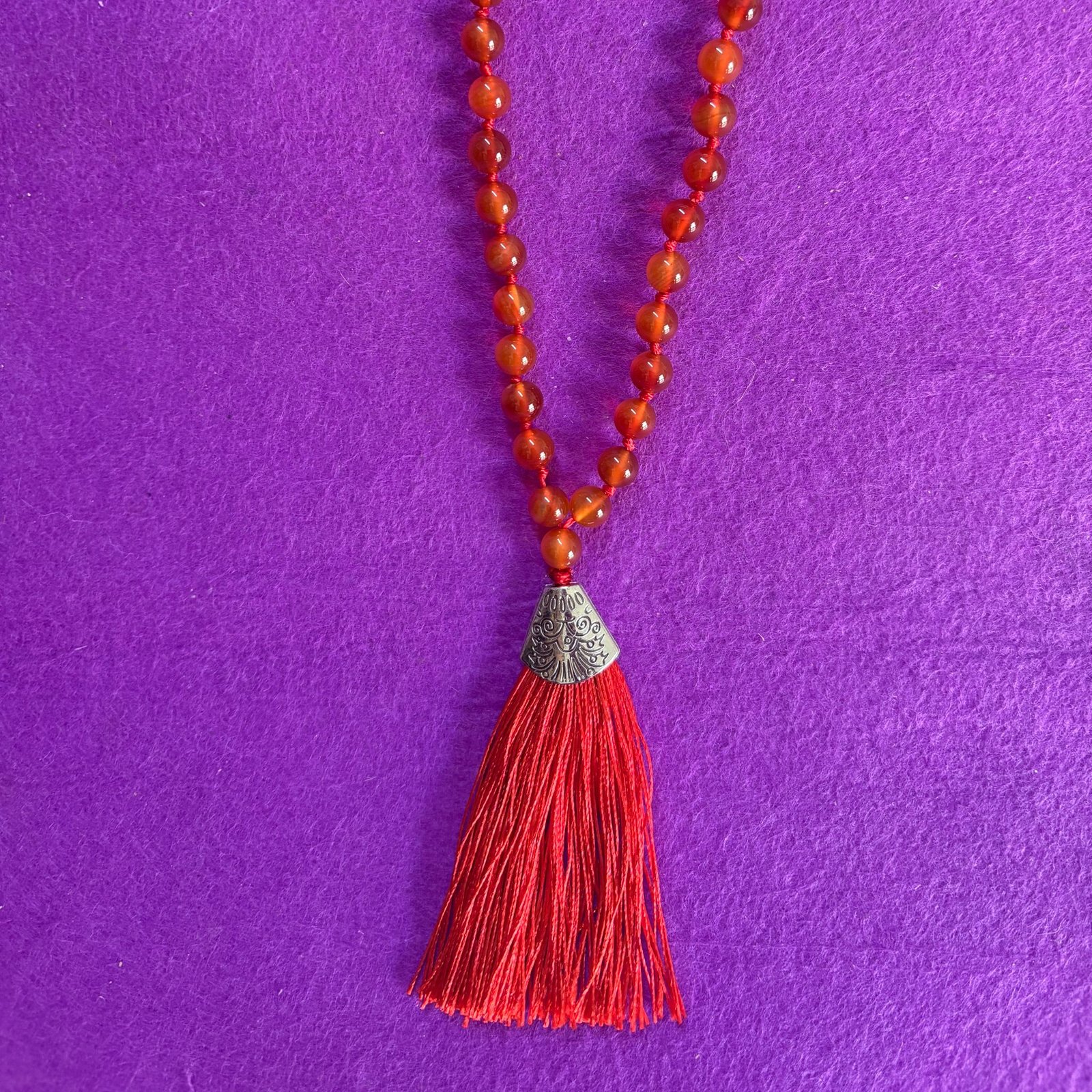 Japamala de Carneola