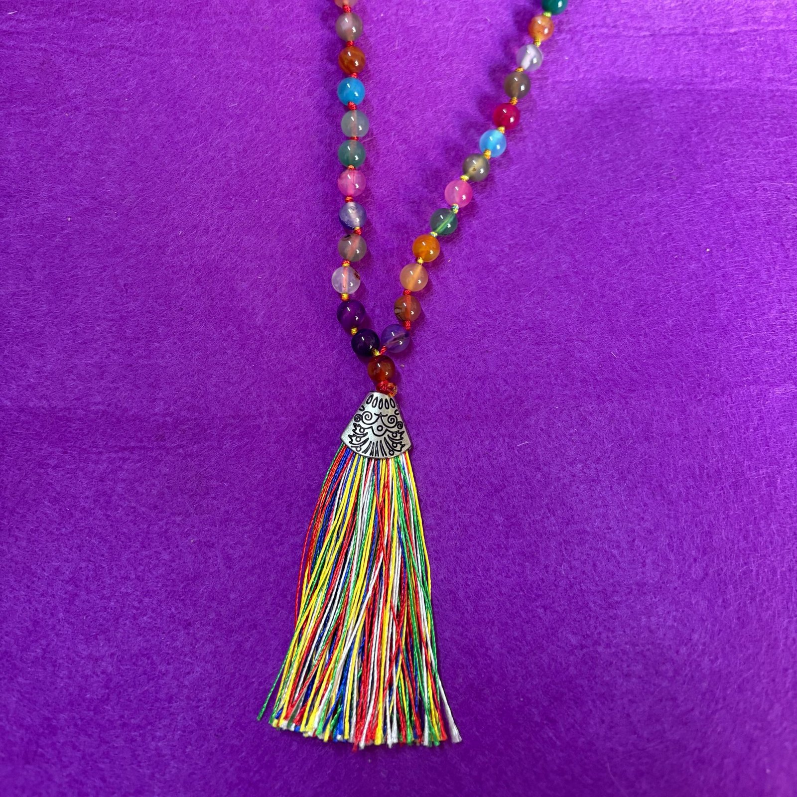 Japamala de Ágata multicolor