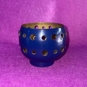 Porta velas Azul