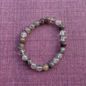 Pulsera de cuarzo y clorita