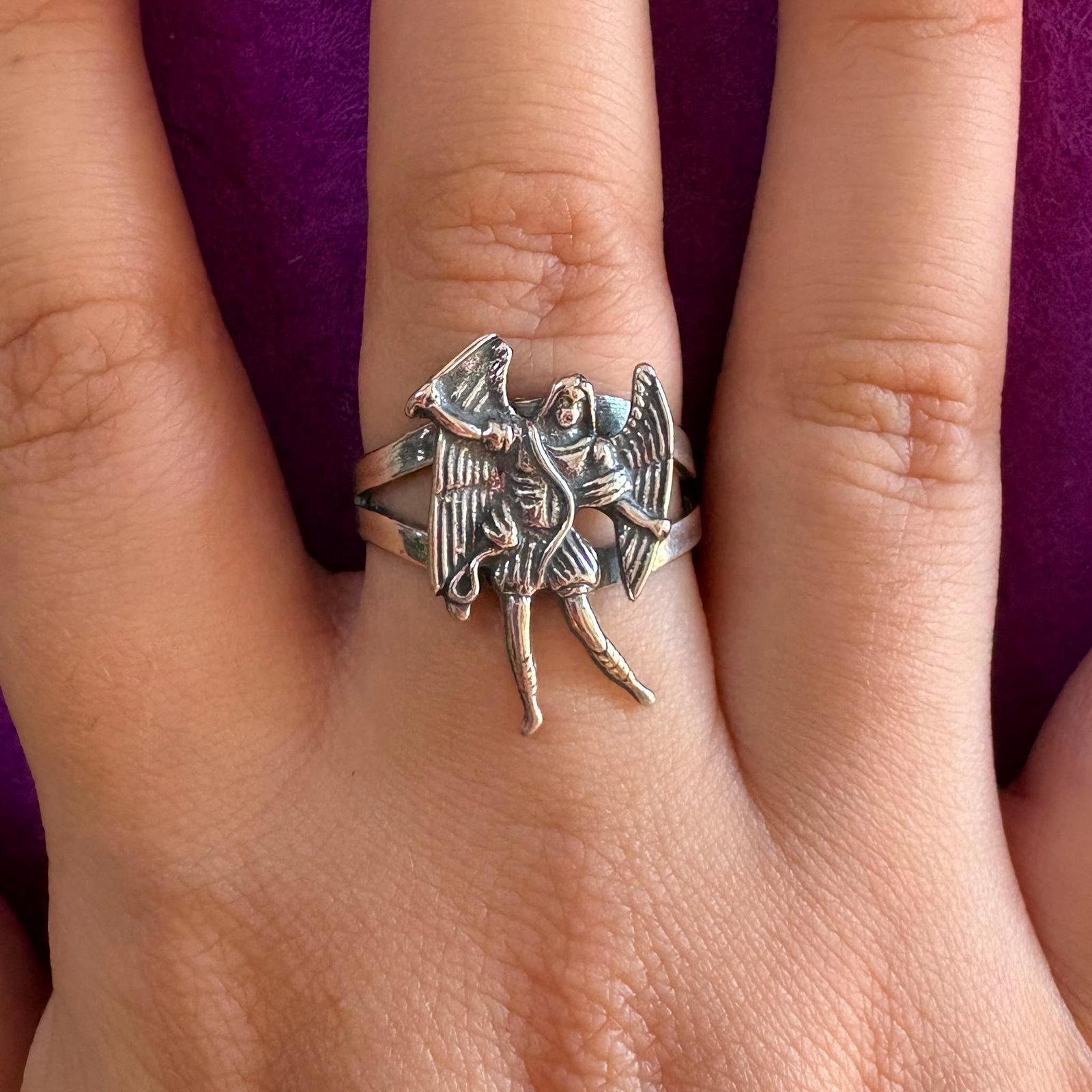 Anillo Arcángel Plata