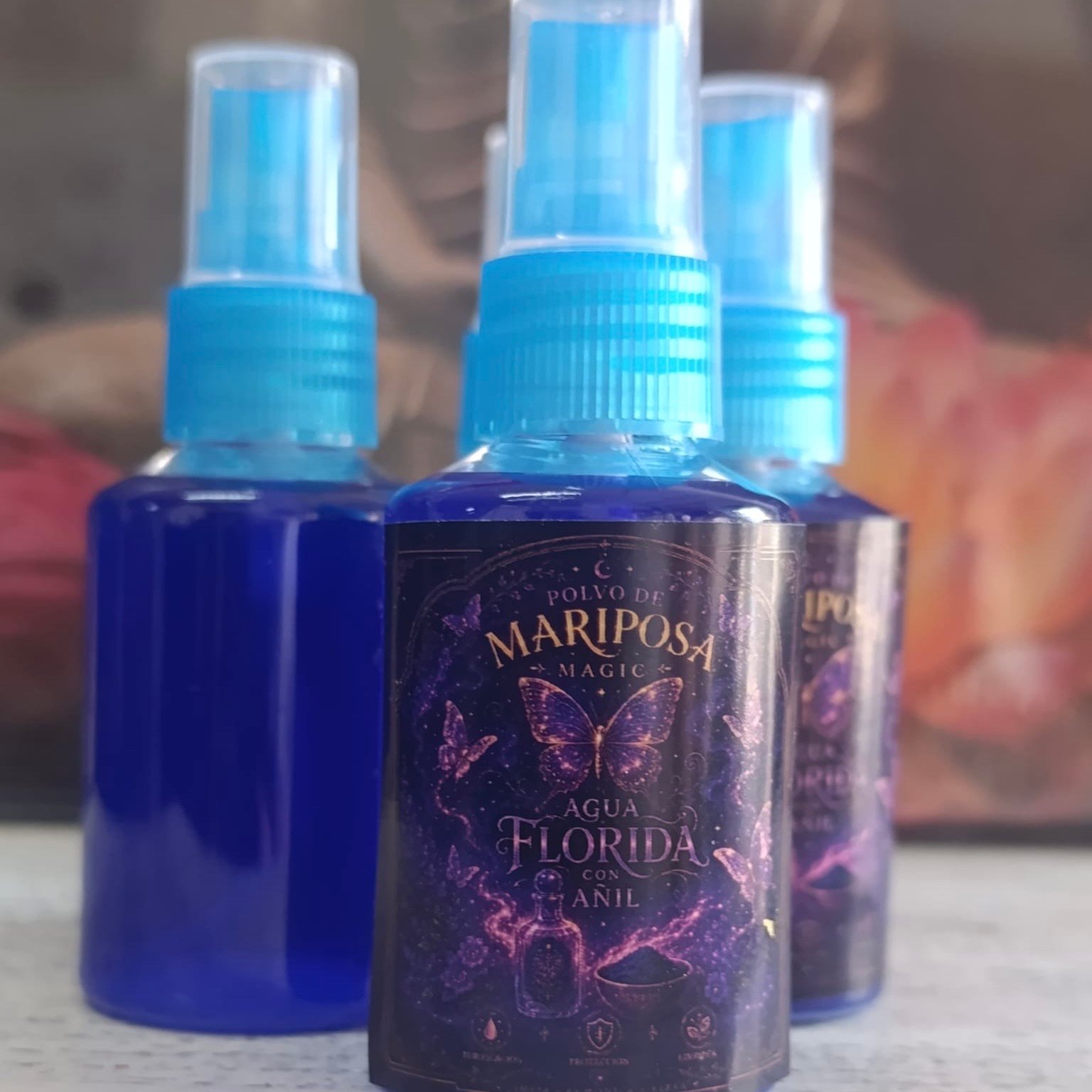 Agua Florida con Añil
