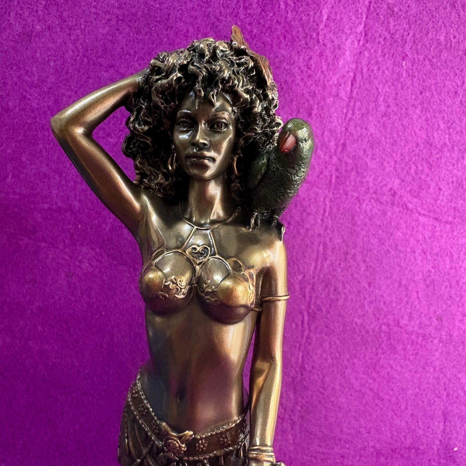 Figura de Oshún bronce (24 cm) - Imagen 2