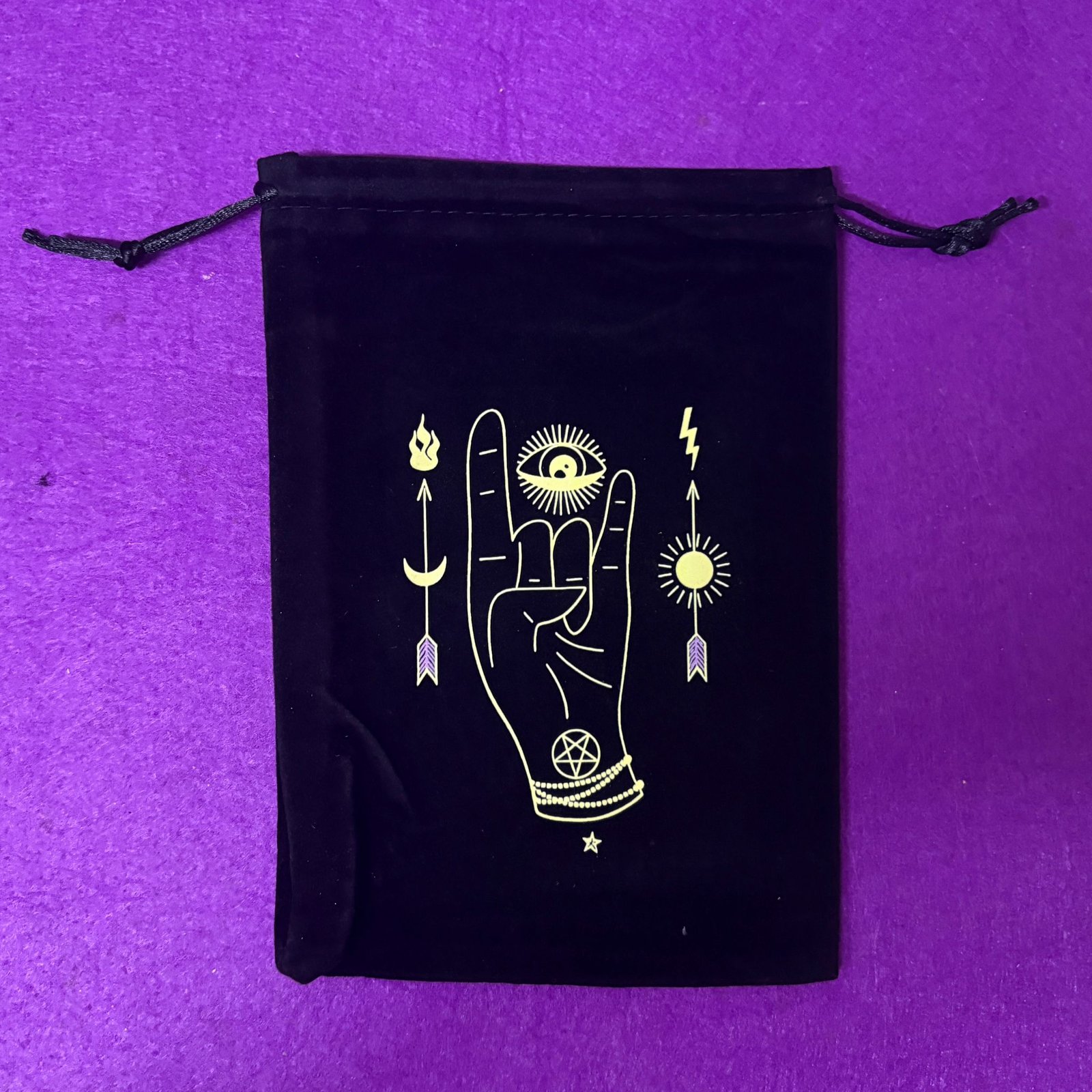 Bolsita del Tarot Negra RockandRoll