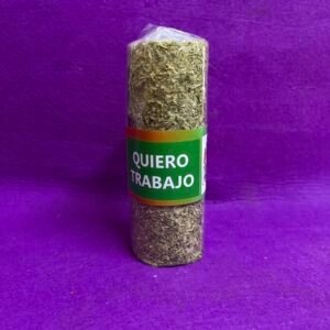 Velón "Quiero trabajo"