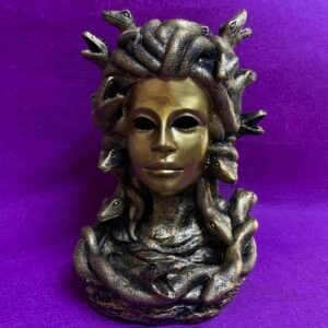 Porta Inciensos Busto Medusa (21 cm)